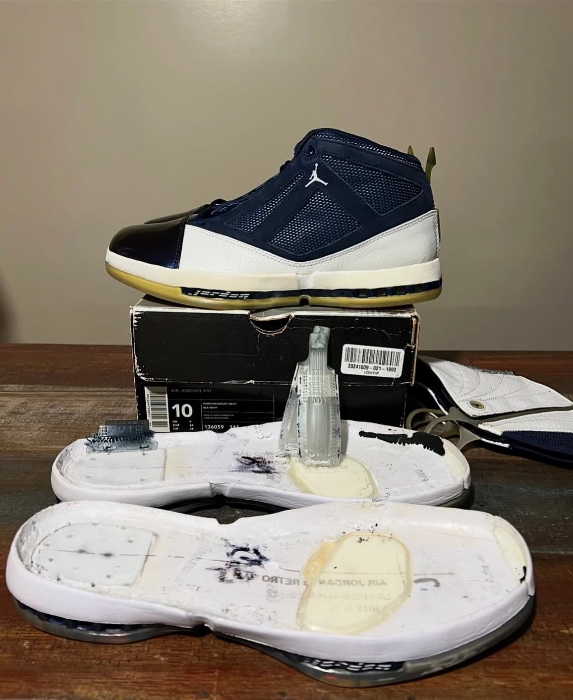 Jordan 16 Full Restore+ Tabs (U Provide Midoles)