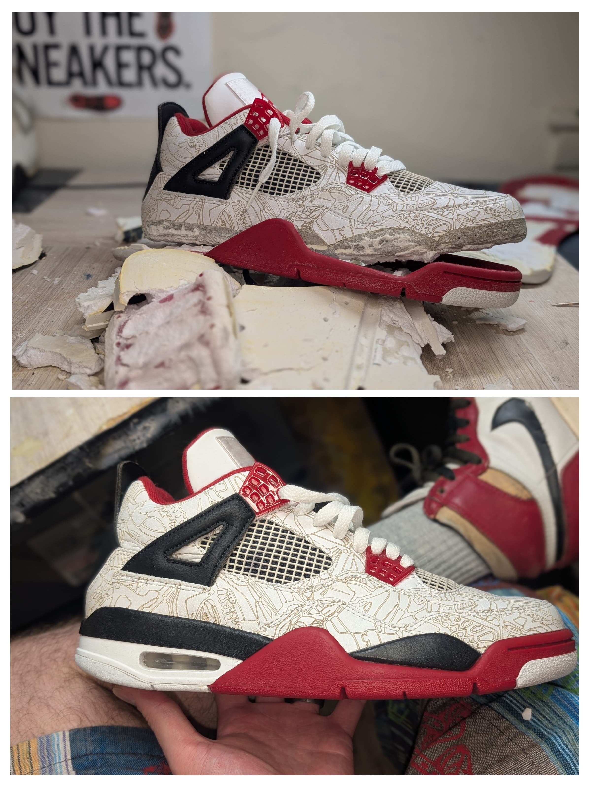 Sole swap (I supply donor shoe)