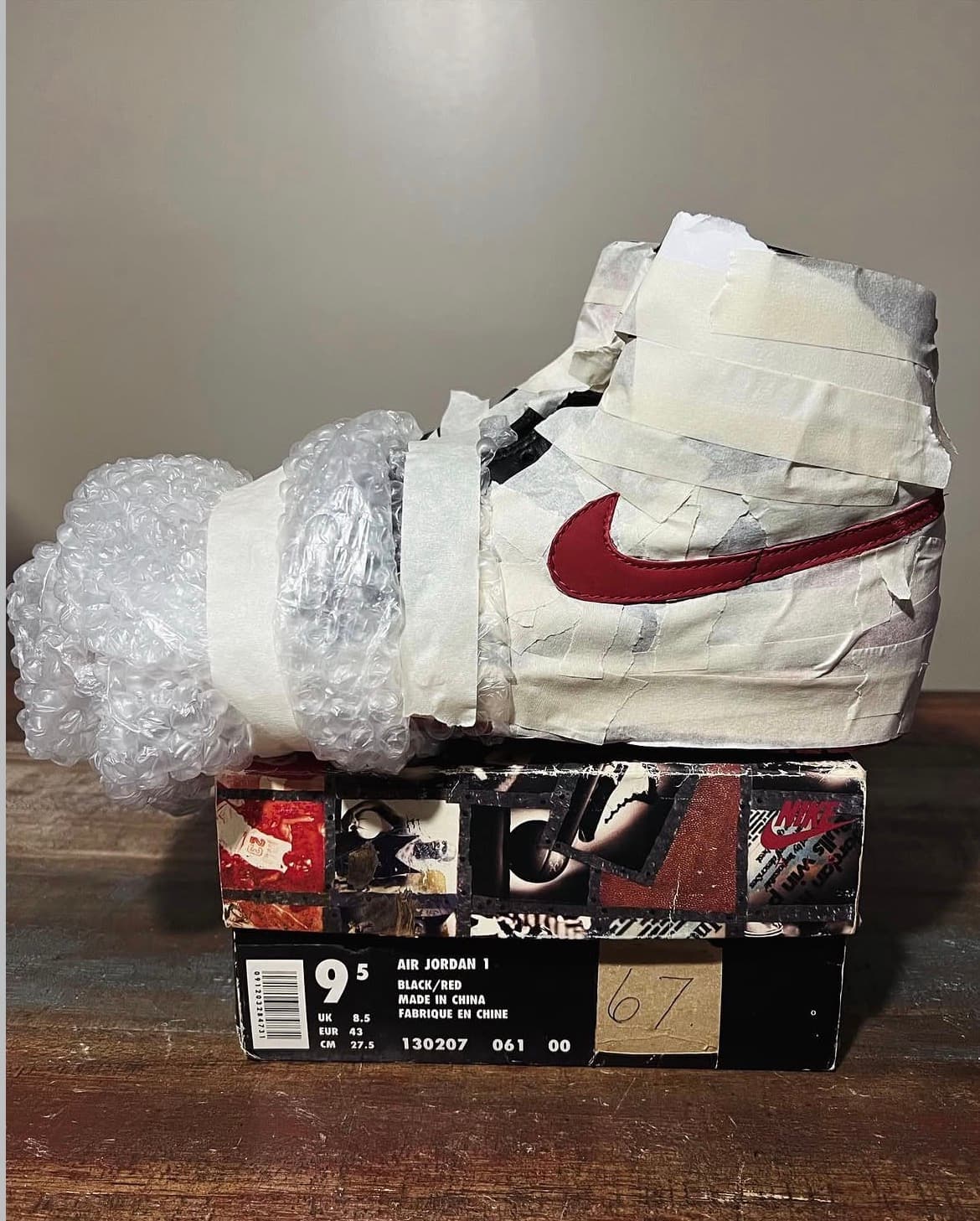 Small Area Of Durabuck Treated/2000s Nike Swooshes