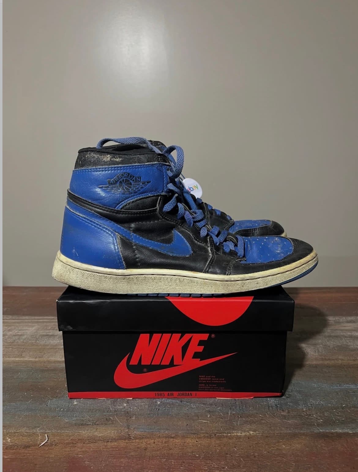 Vntg Snkrs/Jordan 1 1985 Cleaning, Sole Deoxidation & Conditioning 