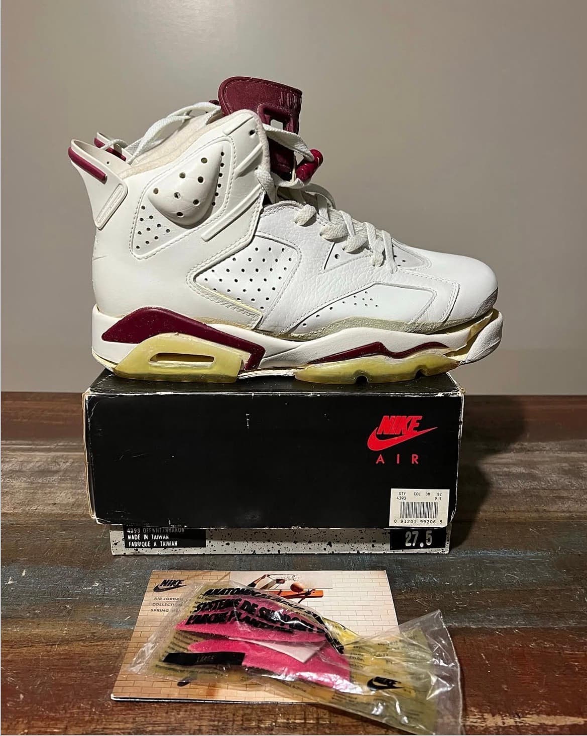 Jordan 6 1991 Full Restore (U Provide Midsoles)